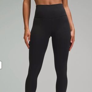 WORN ONCE Lululemon Wunder Train High-Rise Crop 23" Leggings - Black size 10